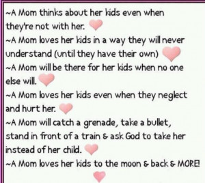 mother's love Quotes