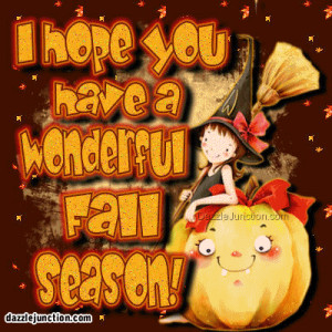 Thanksgiving Fall Season Cards, Autumn Season of Fallen Leaves