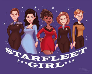 STARFLEET GIRL Star Trek Shirt