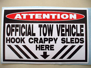 FUNNY-SLED-WARNING-SNOWMOBILE-SNOCROSS-RACE-TRAIL-SNOW-STICKER-DECAL ...