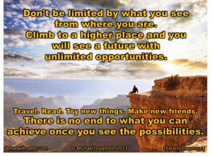 Post image for WORTH SEEING: Poster. Don’t be limited by what you ...
