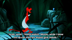 ... Mushu can! :D And if you deny Mushu’s awesomeness, DISHONOR