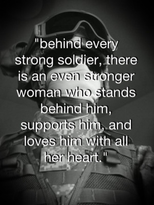 Military spouses.....More true words have rarely been said. However ...