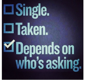 Question #2.) Are you single?