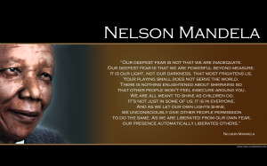 Nelson Mandela - My New Year Inspiration