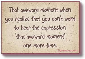 ... awkward moment' one more time. ~By Tigress Luv, for Flip This Breakup