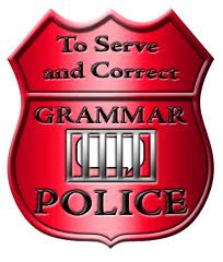 Grammar Police: To Serve and Correct