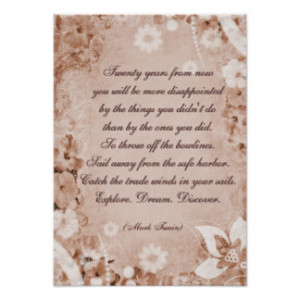 Mark Twain Quote Posters & Prints