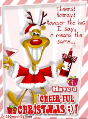 Share some Christmas cheers with your friend!