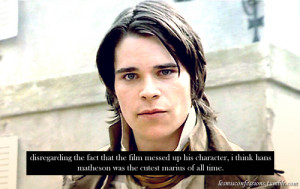 Character I Think Hans Matheson Was The Cutest Marius Of All Time ...