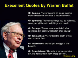 Excellent Quotes by Warren Buffet