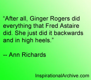After all ginger rogers, Quotes