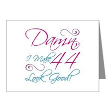 44th Birthday Humor Note Cards (Pk of 20) for