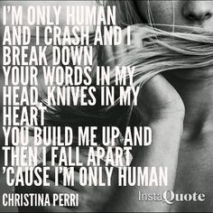 Human christina Perri lyrics song favorite song quote music song only ...