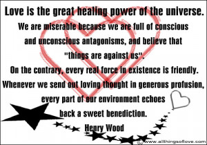 Love The Great Healing Power