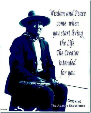 Geronimo quotes. Native American