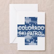 Colorado Ski Patrol Greeting Card for