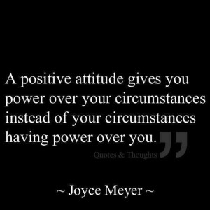 Positive attitudes