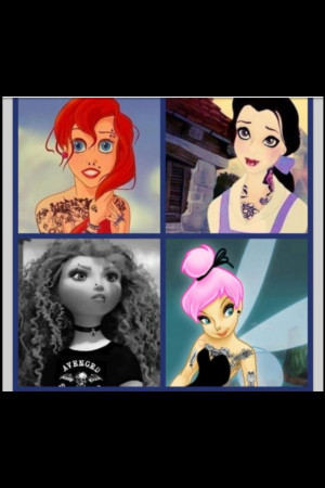 Punk Disney Princesses