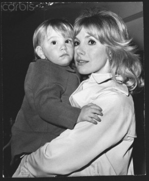 Susan Hampshire and Son, 1972