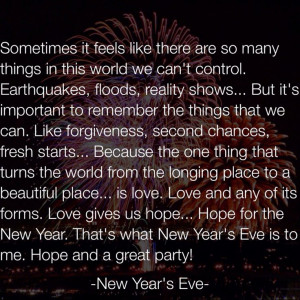 New Year's Eve movie quote 