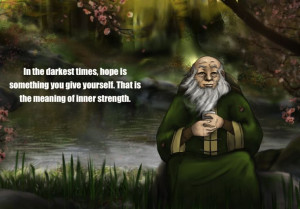 Uncle Iroh: inner strength