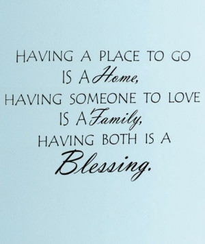 Blessing Sentiment Wall Quote $4.95 They also have a LIFE and LOVE one ...