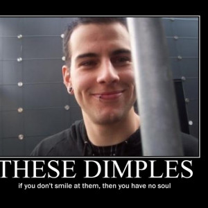 Guys with dimples. c: