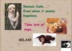 Relax!! Advice Quotes for Facebook, Myspace & Hi5