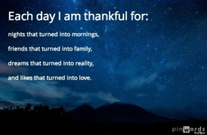 thanks for last night quotes