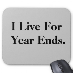 Funny Financial Year End Motivational Mousepad