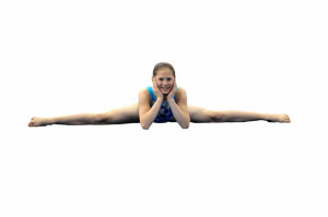 Gymnastics Kids Splits Girl gymnast sitting in splits