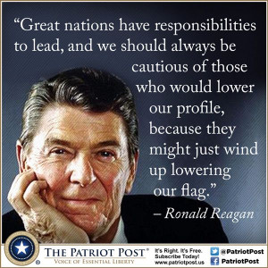 Quote: Reagan on the Responsibility to Lead — The Patriot Post