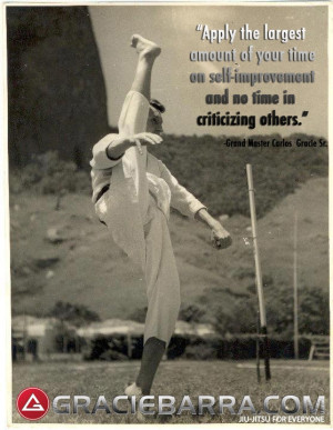 ... and no time in criticizing others.