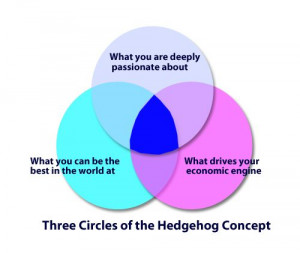 The hedgehog concept Jim Collins