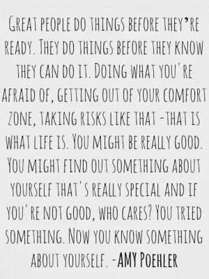 Great People Do Things Before They're Ready Quote
