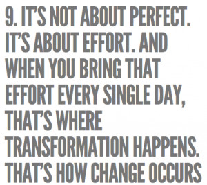 ... day, that's where transformation happens. That's how change occurs