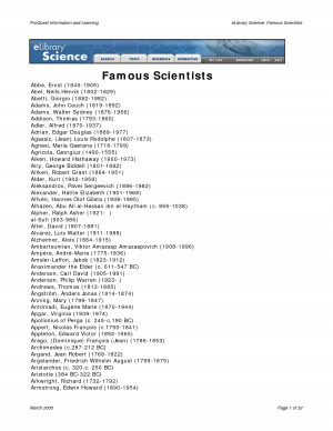 Famous Scientists - PDF
