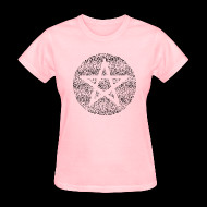 Women's T-Shirts ~ Women's T-Shirt ~ Supernatural Quotes Pentagram