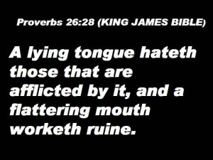 Bible Verses About Lying Lips