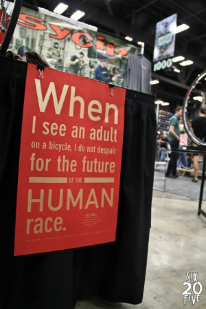 ... adult on a bicycle i do not despair for the future of the human race