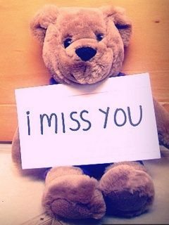 Download I-miss-you Quote wallpapers to your cell phone - bear cute i