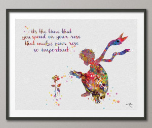 The Little Prince and Rose Quote Le Petit Prince inspiration ...