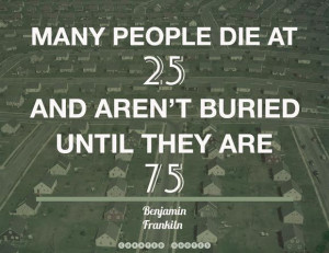 Inspiration from Benjamin Franklin.