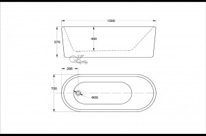 Baignoire Design ‘PULSE’