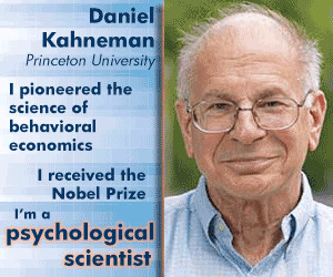 Tag Archives: Professor Daniel Kahneman