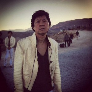That could be a shot of Ken Jeong's (Mr. Chow) stuntdouble in the ...