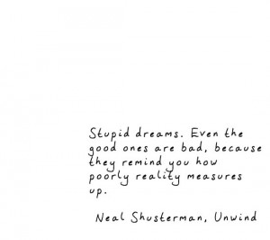 Neal Shusterman, Unwind quote.