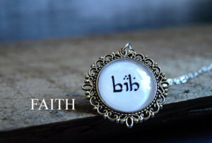 FAITH elvish necklace Lord of the ring jewelry LOTR Elvish Hobbit ...