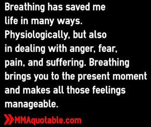 dealing with anger fear pain and suffering breathing brings you to the ...